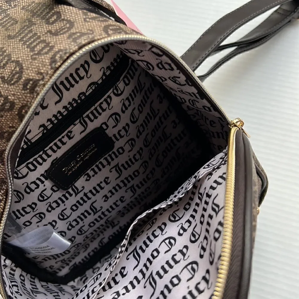 Juicy Couture Glam Backpack & Wallet in Brown